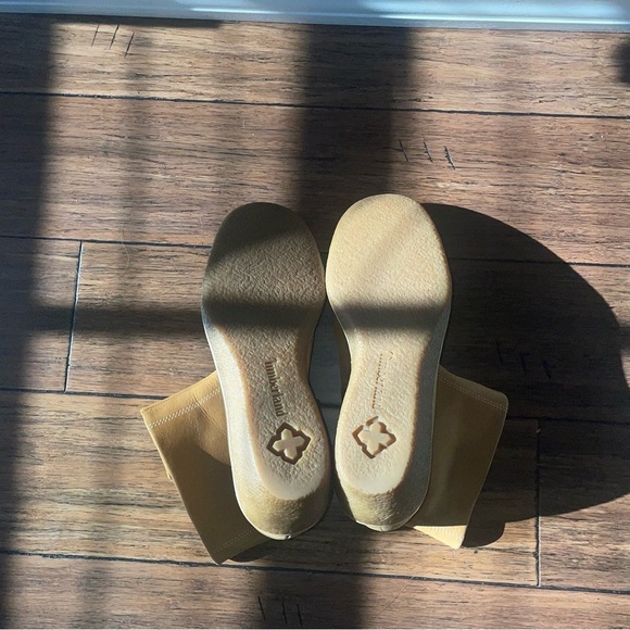 Y2K timberland boots ankle boots wedge boots heel leather boots zipper boots - Picture 4 of 16